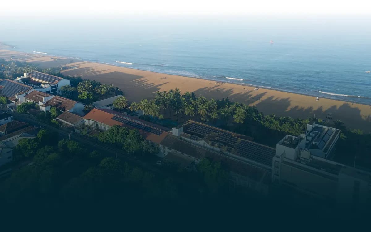 Jetwing Beach beachfront property in Negombo